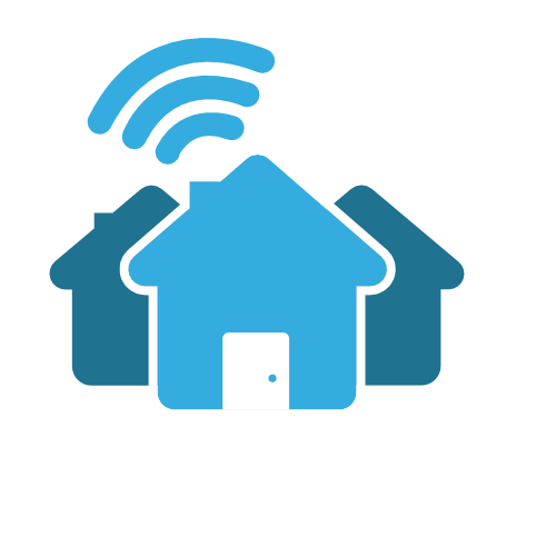 the internet neighbor logo white text clear